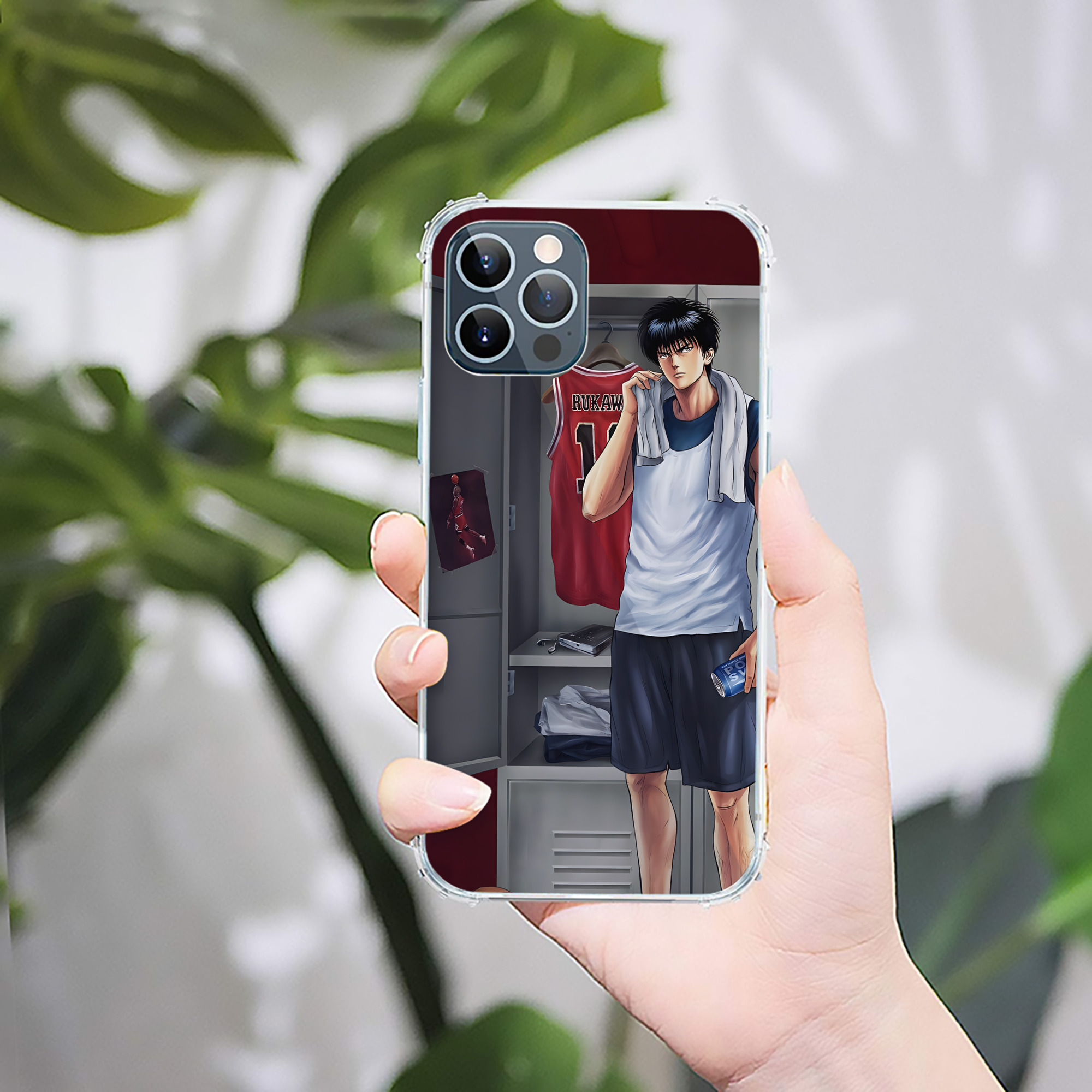 （画像用） SLAM DUNK／スラムダンク 【iPhone 12シリーズ対応】透明スマホケース（クリアソフトケース）